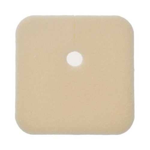Foam Dressing Lyofoam Max T 3-1/2 X 3-1/2 Inch Fenestrated Square Non-Adhesive without Border Sterile 603207