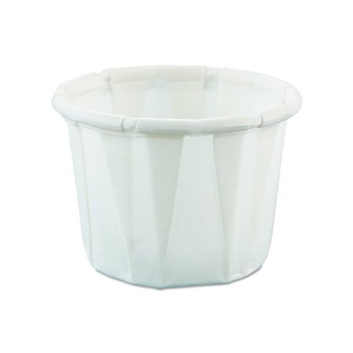 Souffle Cup Solo 0.5 oz. White Paper Disposable 050-2050