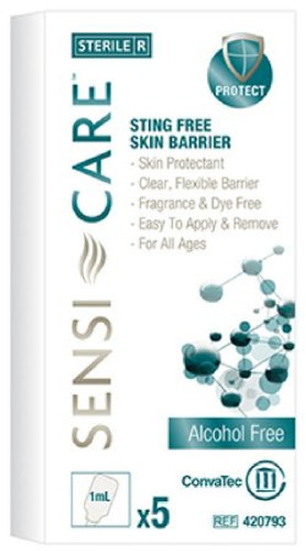 Skin Barrier Applicator Sensi-Care Sting Free Silicone Based Compound Individual Packet Sterile 420794