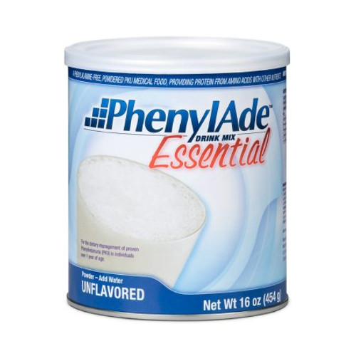 PKU Oral Supplement PhenylAde Essential Unflavored 1 lb. Can Powder 119879