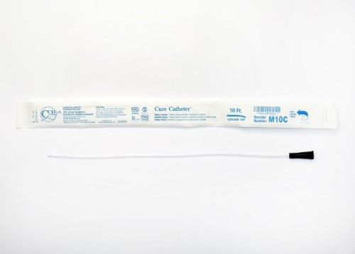 Urethral Catheter Cure Catheter Coude Tip Uncoated PVC 10 Fr. 16 Inch M10C