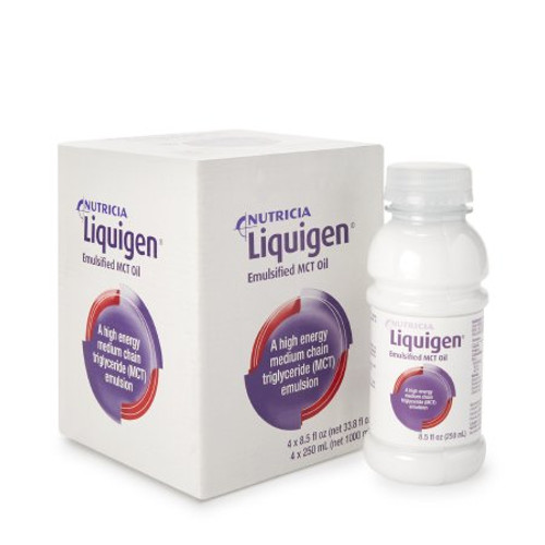 MCT Oral Supplement / Tube Feeding Formula Liquigen Unflavored 8.5 oz. Bottle Ready to Use 71957