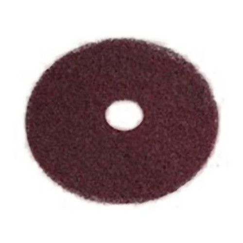 Hard Floor Buffing Pad americo 20 Inch Red Polyester Fiber 404420 Case/5