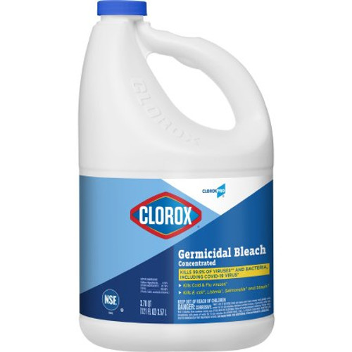 CloroxPro Bleach Germicidal Manual Pour Liquid Concentrate 121 oz. Jug Chlorine Scent NonSterile 30966CT