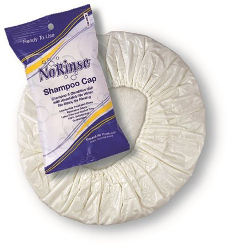 Shampoo Cap No Rinse 1 per Pack Individual Packet Scented 02000