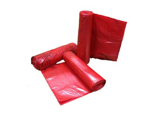 Infectious Waste Bag Colonial Bag 33 gal. Red Bag LLDPE 33 X 40 Inch HXR40 Case/1