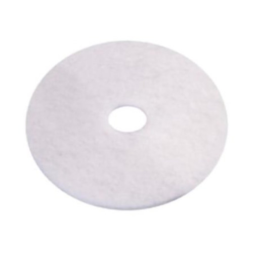 Hard Floor Polishing Pad americo 19 Inch White Polyester Fiber 401219 Case/5