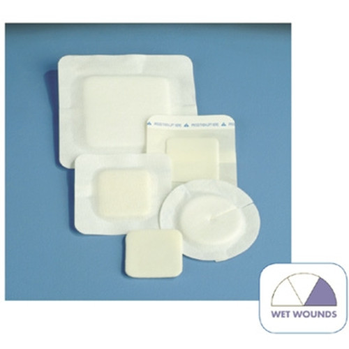 Foam Dressing Polyderm Border 6 X 6 Inch Square Non-Adhesive with Border Sterile 46-916
