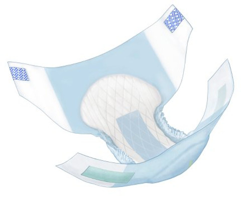 Unisex Adult Incontinence Brief Wings X-Large Disposable Heavy Absorbency 63075A