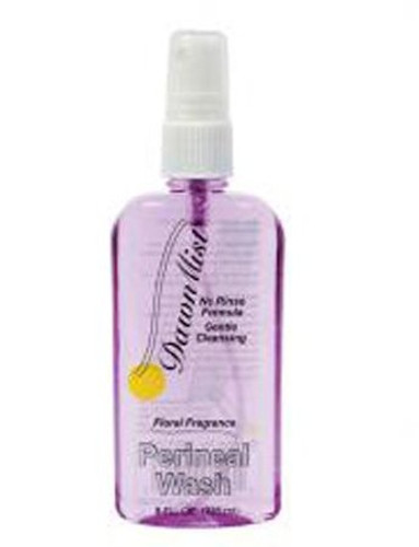 Rinse-Free Perineal Wash DawnMist Liquid 8 oz. Pump Bottle Floral Scent PW5194