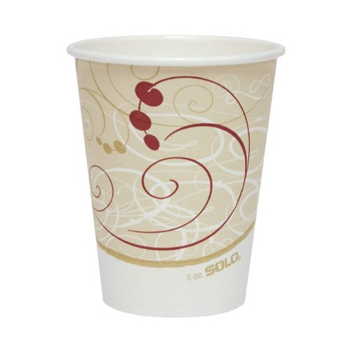 Drinking Cup Solo 8 oz. Symphony Print Paper Disposable 378SM-J8000