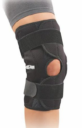 Knee Support Bell-Horn Pro Style Ez Fit Large Hook and Loop Strap Closure 15 to 17 Inch Knee Circumference Left or Right Knee 352L Each/1