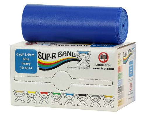 Exercise Resistance Band Sup-R Band Green 5 Inch X 6 Yard Medium Resistance 10-6313 Each/1