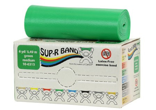 Exercise Resistance Band Sup-R Band Blue 5 Inch X 6 Yard Heavy Resistance 10-6314 Each/1