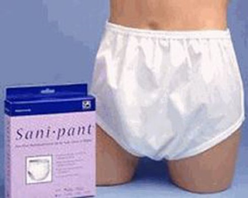 Sani-Pant Protective Underwear Unisex Nylon / Plastic Medium Pull On Reusable SK850MED Each/1