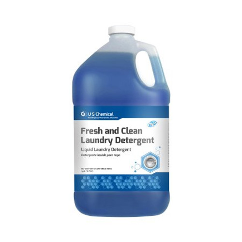 Laundry Detergent Fresh and Clean 1 gal. Jug Liquid Lemon Scent 057609. Case/4
