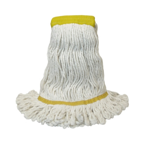 Wet String Mop Head O Dell 900 Series Looped-end Small White Cotton / Rayon Reusable 900S/WHITE Wet String Mop Head O Dell 900 Series Looped-end Small White Cotton / Rayon Reusable 900S/WHITE