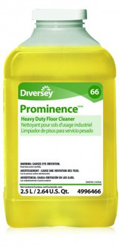 Floor Cleaner Diversey Prominence HD Liquid 2.5 Liter Bottle Citrus Scent Manual Pour DVS94996466
