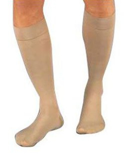 Anti-embolism Stocking JOBST Relief Knee High Large Beige Open Toe 114696 Pair/2