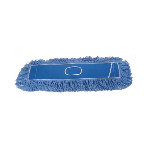 Dust Mop Pad O Dell Looped-end Blue Cotton / Rayon Reusable HL245B Each/1
