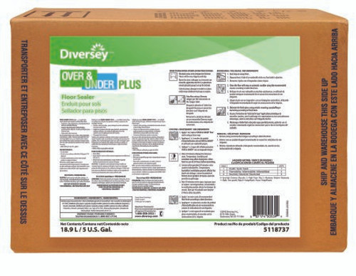 Floor Finish Diversey High Mileage Liquid 2.5 Liter Bag-in-Box Scented DVS95109638 Case/6