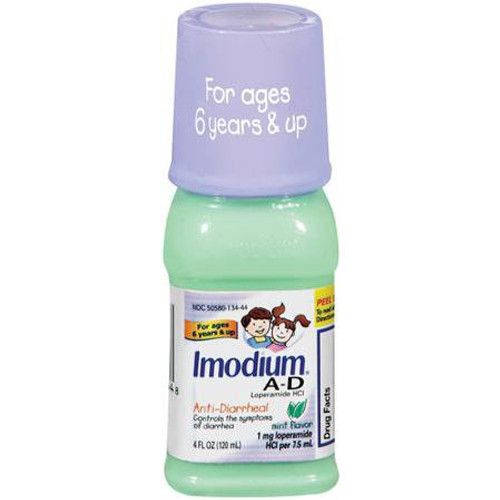 Anti-Diarrheal Children s Imodium A-D 1 mg Strength Liquid 4 oz. 50580013444 Each/1