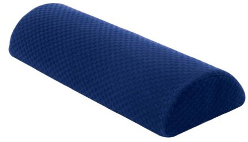 Cervical Roll Pillow Semi-Roll Soft 8 X 20 X 4 Inch Blue Reusable FGP10700 0000