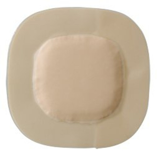 Adhesive Dressing Biatain Super Hydrocapillary 5 X 5 Inch Film / Hydrocolloid Square Tan Sterile 46120 Box/10