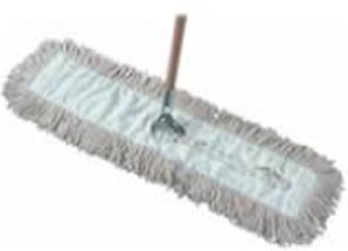 Dust Mop Pad White Cotton Reusable 48W-DCW