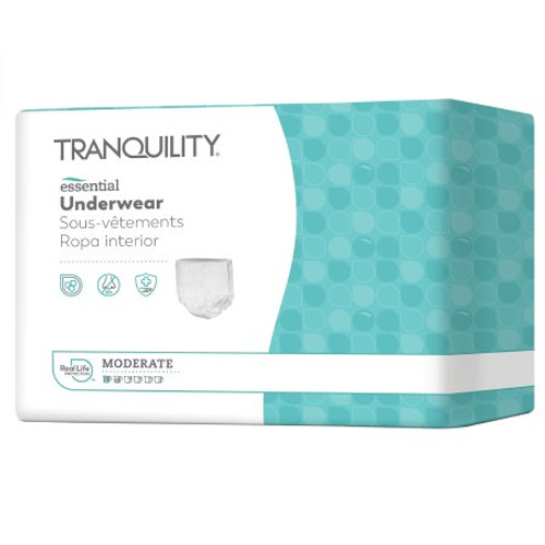 Unisex Adult Absorbent Underwear ComfortCare Pull On with Tear Away Seams Small Disposable Moderate Absorbency 2974-100