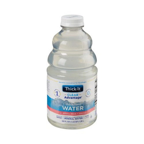 Thickened Water Thick-It Clear Advantage 46 oz. Bottle Unflavored Ready to Use Nectar Consistency B480-A7044