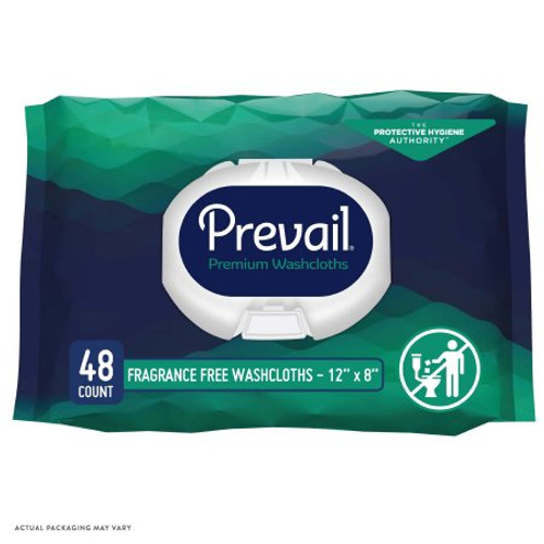 Personal Wipe Prevail Soft Pack Aloe / Vitamin E / Chamomile Unscented 48 Count WW-810