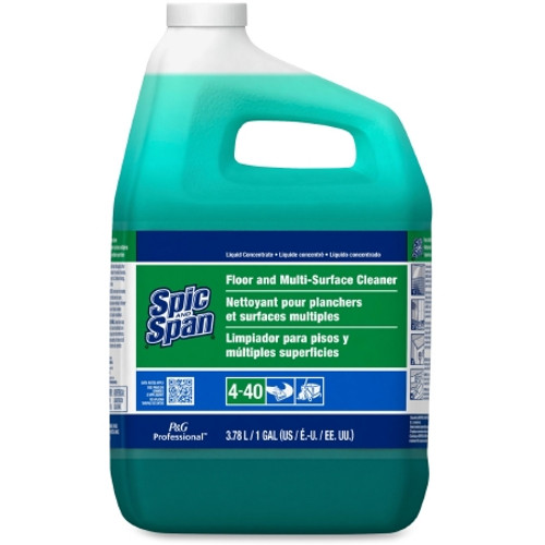 Floor Cleaner Spic and Span Liquid 1 gal. Jug Unscented Manual Pour PGC02001
