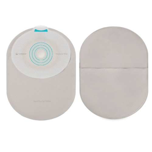 Filtered Ostomy Pouch SenSura Mio One-Piece System Maxi Length 1-3/16 Inch Stoma Closed End Flat Pre-Cut 10883 Box/30