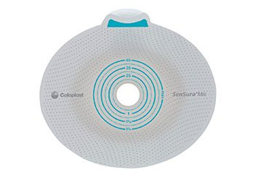 Ostomy Barrier SenSura Mio Click Pre-Cut Standard Wear 60 mm Flange Blue Code System 1-3/4 Inch Opening 10524 Box/5