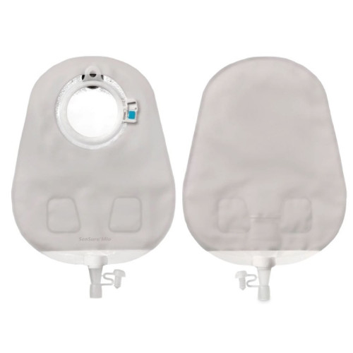 Urostomy Pouch SenSura Mio Click Two-Piece System Maxi Length 40 mm Stoma Drainable Flat 11492 Box/10