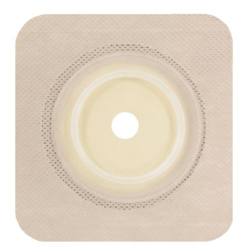 Ostomy Barrier Securi-T Trim to Fit Standard Wear Flexible Tape 45 mm Flange Up to 1-1/4 Inch Opening 4-1/2 X 4-1/2 Inch 7304134 Box/10