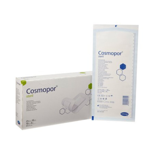 Adhesive Dressing Cosmopor 4 X 10 Inch Nonwoven Rectangle White Sterile 900814