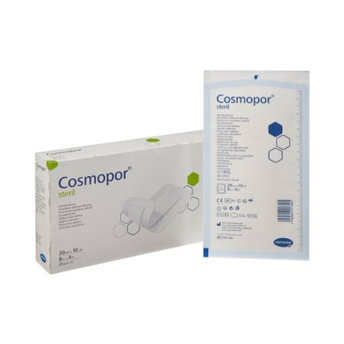 Adhesive Dressing Cosmopor 4 X 8 Inch Nonwoven Rectangle White Sterile 900812