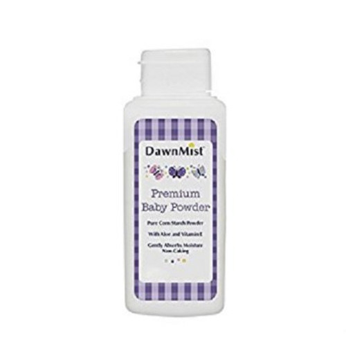 Baby Powder DawnMist 14 oz. Scented Bottle With Dispensing Cap Cornstarch / Aloe / Vitamin E BPC14