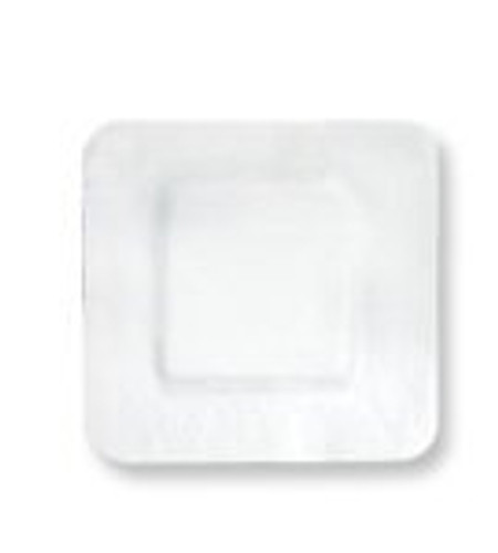 Adhesive Dressing Dudress 6 X 6 Inch Gauze / Polyurethane Film Square White Sterile 89166