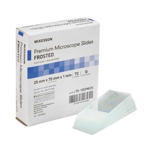 Microscope Slide McKesson 25 X 75 X 1 mm Frosted End 70-105PMCK