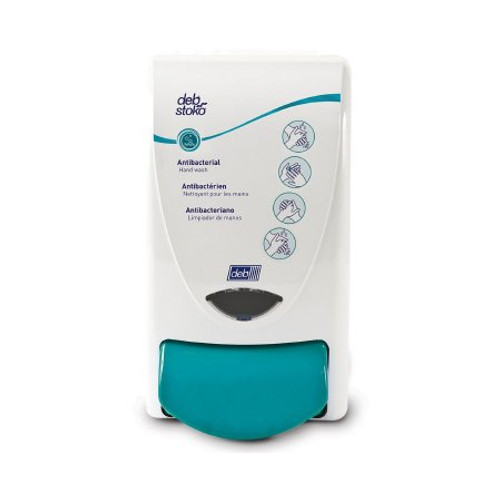 Hand Hygiene Dispenser Cleanse AntiBac White Plastic Manual Push 1 Liter Wall Mount ANT1LDS