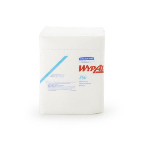 Task Wipe WypAll X60 Light Duty White NonSterile Hydroknit 10 X 12-1/2 Inch Disposable 41083