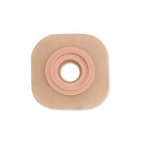 Ostomy Barrier New Image CeraPlus Pre-Cut Extended Wear Adhesive Tape Borders 57 mm Flange Red Code System 1-1/8 Inch Opening 11505