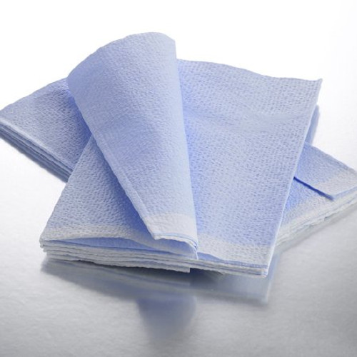 Stretcher Sheet Flat 40 X 96 Inch Blue Tissue / Poly / Tissue Disposable 70332N