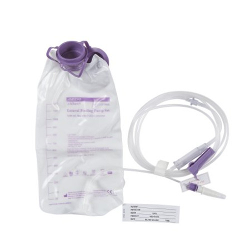 Enteral Feeding Pump Bag Set ALCOR AMSure 1200 mL ENFit Connector ENF1200K