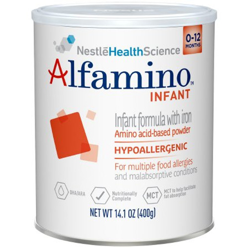 Amino Acid Based Infant Formula with Iron Alfamino 14.1 oz. Can Powder 07613034788221