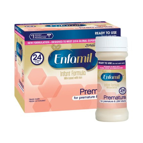 Infant Formula Enfamil Premature with Iron 2 oz. Nursette Bottle Ready to Use 156601