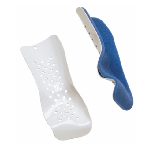 Colles Wrist / Forearm Splint ProCare Padded Aluminum / Foam Left Hand Blue / White Small 79-71973 Each/1